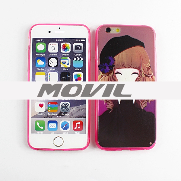 NP-2305 TPU delgado funda para Apple iPhone 6-0